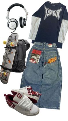Skater Outfit, Skater Outfits, Fotografi Digital, Silly Clothes, Street Style Outfits Casual, Guys Clothing Styles, Swaggy Outfits, Cool Outfits For Men