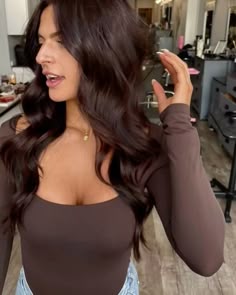 cherry chocolate hair 🍒🍫 Cherry Red On Dark Brown Hair, Red Velvet Brown Hair, Cherry Chocolate Brunette Hair Color, Deep Red Brunette Hair, Dark Warm Brunette, Cherry Chocolate Highlights On Dark Hair, Burgundy Chocolate Hair, Brown Cherry Cola Hair, Dark Cherry Chocolate Hair Color