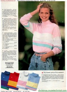 1989 JCPenney Christmas Book, Page 125 - Catalogs & Wishbooks 1985 Christmas, 1989 Teen Fashion, 80s Sweater And Jeans, 1985 Teen Fashion, Jcpenny Catalog 90s, 80s Jcpenney, 90s Jcpenney Catalog, 80s Jcpenney Catalog, 1989 Jcpenney Catalog