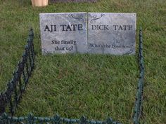 Funny Halloween Tombstone Quotes, Funny Tombstone Sayings, Funny Tombstone Sayings For Halloween, Halloween Tombstone Ideas, Halloween Tombstone Sayings Funny, Funny Epitaphs For Halloween, Funny Tombstone Names For Halloween, Funny Halloween Tombstone Names, Halloween Headstone Sayings