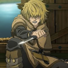 Thorfinn With Knives, Thorfinn Picture, Thorfinn Pfp Anime, Thorfinn Transparent, Thorfinn Dropping Knife, Young Thorfinn Pfp, Thorfinn Profile Picture, Thorfinn Pfp Season 2, Thorfinn Season 2