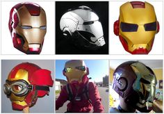 Iron Man Helmet Collection Iron Man Welding Helmet, Ironman Helmet, Iron Man Helmet Display, Iron Man Motorcycle Helmet, Custom Iron Man Helmet, Classic Iron Man Helmet, Metal Iron Man Mask, Working Iron Man Helmet, Iron Man Inside Helmet