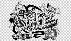 black and white graffiti font with lots of letters on the bottom right hand corner,