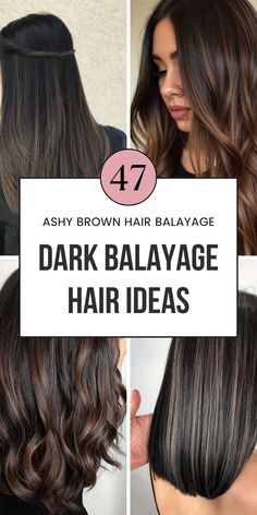 Explore dark brown balayage and brown hair balayage with a perfect blend of ashy brown and dark caramel hues. These balayage hairstyles are ideal for fall hair styles and feature stunning dimensional hair with blended highlights. Get inspired by multi-dimensional looks that work beautifully on brunette balayage hair and dark brown hair. Save this pin to your Brunette Balayage board and visit the article for more hairstyle inspiration! Dark To Medium Brown Balayage, Blended Balayage On Dark Hair, Medium Dark Brown Balayage, Blended Balayage Brunettes Dark Brown, Dark Brown Fall Hair Balayage Hairstyle, Fall Dark Brown Balayage, Dark Brown Hair Balayage Winter, Dark Brown Balayage With Highlights, Dark Ash Brown Balayage On Black Hair