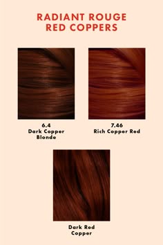 So what do this years Copper Shades have in store for us? Spoiler: bright, bold and a delight to the senses, and we want them all. Copper Shade, Auburn Shades, Types Of Copper Hair Color, Dark Auburn Copper Hair, Dark Red Copper, Dark Red Copper Hair Color, Copper Red Hair Formula, Copper Hair Color Formula, Solid Copper Brown Hair