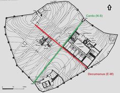 an old map shows the location of several buildings and areas in which they are located