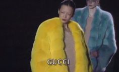 $ wolftyla $ 90s Yellow, Gucci Yellow Aesthetic, Y2k Yellow Aesthetic, Yellow 2000s Aesthetic, Yellow 90s Aesthetic, Yellow Coat Meme, Gucci Yellow, Gucci Meme, Vintage Yellow Fur Coat