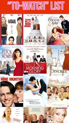 the top ten movies to watch list for valentine's day or any other date