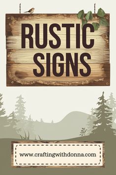 Transform your space with stunning rustic signs that reflect personal style! 🪵✨ Simple techniques can turn basic materials into eye-catching decor. Get inspired to craft something unique for home or garden! 🌲🖌️ Check out the link for ideas and tutorials.