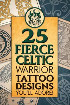 the 25 fierce celtic warrior tattoo designs you'll adore cover art print poster