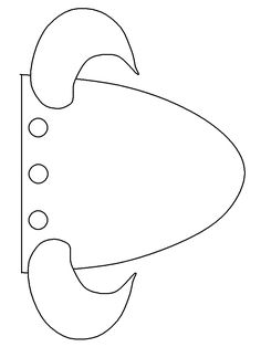 a black and white drawing of a piece of paper that looks like a rocket ship