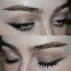 Grunge Homecoming Makeup, Grunge Hoco Makeup, Grey Eyeshadow Makeup, Silver Eyeshadow Makeup, Grunge New Years Makeup, Makeup Inspo Coquette, Silver Eye Makeup Aesthetic, Silver Makeup Inspo, Makeup Silver Eyeshadow