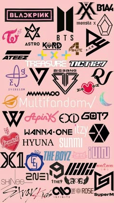 a poster with many different types of font and numbers on it's back side