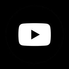 a black and white photo of a play button