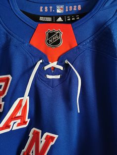 the jersey worn by the new york rangers is seen in this undated photograph taken on may 22, 2013