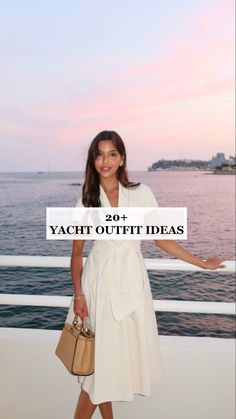 Discover the perfect yacht outfit for your next adventure on the water. Explore stylish Yacht Club Outfit ideas that effortlessly combine elegance and comfort. Whether you're attending an All White Boat Party Outfit Summer or need a chic Boat Party Outfit, we have you covered. Elevate your wardrobe with our selection of elegant cruise outfits that are sure to impress. Read Now. What To Wear On A Party Boat, Work Boat Party Outfit, Summer Boat Party Outfit, Yatch Cruise Outfits, What To Wear On A Yacht Outfit, What To Wear On A Yacht Dinner, Yacht Party Outfit Summer Classy, Outfit For Yacht Party, Yacht Casual Attire Women