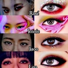 #BIACKPINK#LISA#JISOO#JENNI#ROSÈ#KPOP#HOW YOU LIKE THAT#BLINK#PIN#PINTEREST#FOIIOW Blackpink Concert Makeup Ideas, Kpop Makeup Looks Blackpink, Black Pink Inspired Makeup, Black Pink Makeup Looks Kpop, Black Pink Makeup Kpop, Blackpink Eyes Drawing, Blackpink Inspired Makeup, Blackpink Makeup Look, Blackpink Makeup Ideas