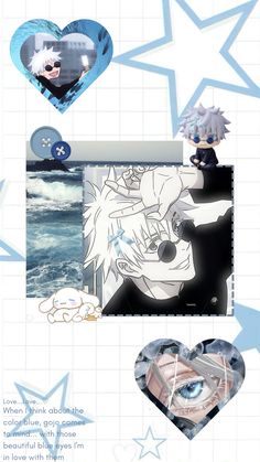 an image of the back side of a computer screen with hearts and stars on it