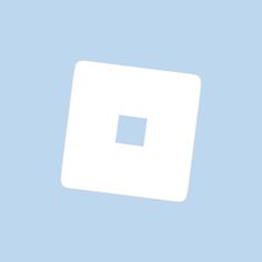 an image of a square on a blue background that looks like it is floating in the air