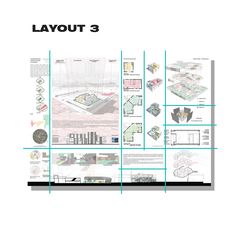 the layout for layout 3 is shown in black and white