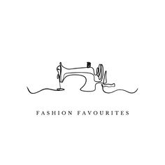 the logo for fashion favourties is shown in black on a white background