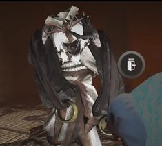 an animated image of a man in armor