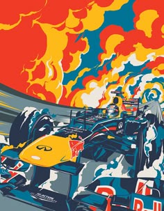 an advertisement for the british grand prix