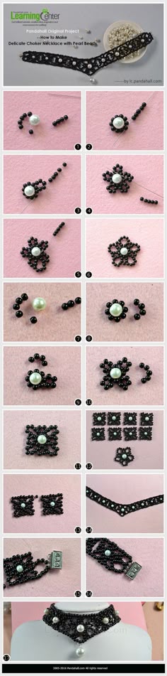 the instructions for how to make beaded bracelets