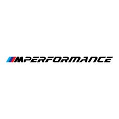an image of the logo for a performance car dealership in england, with red and blue stripes on it