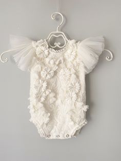 White Onesie For Baptism In Spring, Baby Girl Christening Dresses, Tulle Christening Dress, Infant Christening Dress, Newborn Christening Dress, Spring Baptism Tulle Gown, 6 Month Baptism Dress, Baptism Outfit For Baby Girl, Christening Gowns Baby Girl