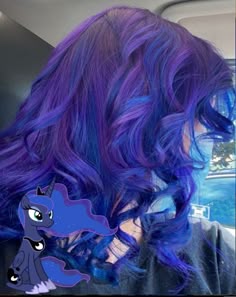 Part Ten ! ˚₊ ⋆ 🌌 ⋆ ₊˚ My Little Pony Hair Color, Mlp Luna Hair, Luna Mlp Hair, Luna Hair Mlp, Princess Luna Hair Dye, Celestia Hair, Princess Luna Hair Color, Mlp Hairstyles Ideas, My Little Pony Hairstyles