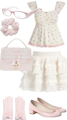 Kawaii Outfit Ideas, Cutesy Outfit, Street Style Outfits Casual, Cute Preppy Outfits, Kawaii Clothes, Pink Outfits, Really Cute Outfits, Girly Outfits, Pink Outfit