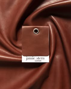 Jamie Stern's Avignon is a premier upholstery leather with a pure aniline finish. This full grain quality is produced on the best European hides available and is meant to wear in and become more beautiful with time and use.