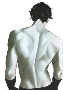 a man with his back turned to the camera