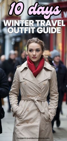 10 Days Winter Travel Outfit Guide – Stay Cozy Without the Bulk. Discover the ultimate travel checklist for women with a focus on chic, comfy winter outfits. This guide covers everything from essential travel bags to stylish yet warm travel outfits, ensuring you stay cozy and fashionable on your European winter getaway. Don't forget your winter travel tips and travel essentials checklist to make packing easier!