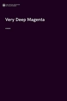 very deep magentaa cover art for the album's single track, titled