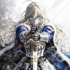 Artoria Pendragon Pixel Art, Artoria Pendragon 4k Wallpaper, Artoria Pendragon Art, Artoria Pendragon Saber Alter, Artoria Pendragon Wallpaper, Artoria Lancer, Anime Cavalry, Saber Pose, Fate Zero Art