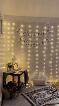 #ramadan #ramadanmubarak #ramadandecor #decor #lighting #islam #ramadan2024 Muslim Prayer Room Ideas, Diy Eid Decorations, Prayer Room Ideas, Ramadan Prayer, Ramadan Table Decor, Ramadan Decoration, Ramadan Kareem Decoration, Ramadan Kids, Easy Room Decor