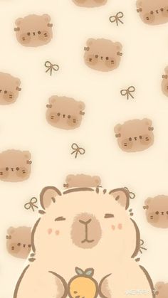 an image of a brown bear surrounded by smaller bears