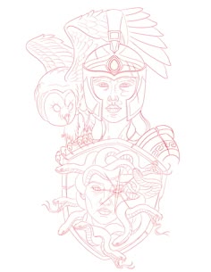 Warrior Tattoo Outline, Athena Stencil, Athena Tattoo Stencil, Athena Outline, Athena Tattoo Design Sketch, Athena Goddess Tattoo Design, Athena Outline Drawing, Greek Mythology Outline, Times New Roman Stencil Outlines