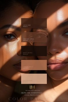 Create a mood, set the tone, and define your skincare brand’s identity with the perfect color palette. The Wellness Lifestyle: Skincare Essentials is here to help." #Luxury #Wellness #Skincare #Branding #SkincareBranding #LuxurySkincare #LuxuryBranding #ColorPalette #MoodBoard #LuxeAesthetic #WellnessBranding Luxury Color Palette Website, Skin Care Color Palette, Skincare Colour Palette, Skin Tone Color Palette, Luxury Skincare Color Palette, Skincare Color Palette, Skin Care Brand Color Palette, Luxury Colour Palette Branding, Skincare Brand Colors