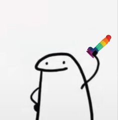 a drawing of a person with a toothbrush in their hand and the caption says, i don't know what this is