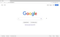 an image of the google logo on a computer screen, which appears to be in color