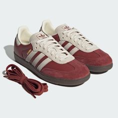 Adidas Samba Colors, Adidas Samba Og Red, Shoe Story, Samba Shoes, Shoe Wishlist, Jane Shoes, Hype Shoes, Shoe Inspo, Trendy Shoes