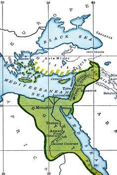 an old map of the middle east