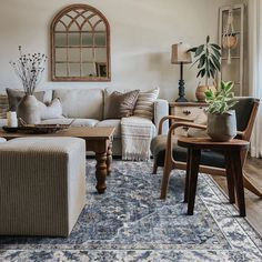 the living room is clean and ready for us to use