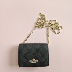 Nwt! Coach Mini Coin Purse Coach Coin Purse Mini, Coach Mini Coin Purse, Coach Mini Brown Bag, Mini Coach Purses, Coach Mini Purses, Mini Coach Crossbody Bag, Coach Mini, Mini Bag Coach, Coach Small Coin Purse