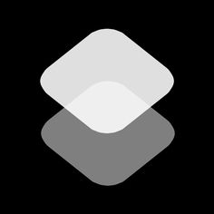 an image of a black and white square with a shadow on the bottom right corner