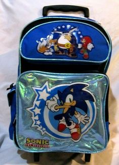 Silver Backpack Sonic, Sonic Backpack Y2k, Sonic Backpack Y2k Outfits, Sonic Bookbag Y2k, Super Sonic Backpack, Sonic Backpack Target, Matching Sonic Backpacks, Sonic Backpack, Sonic School Supplies