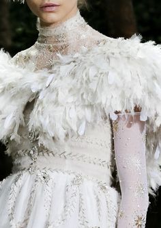 Chanel haute couture s/s 2013 The Winter Court Aesthetic, Winter Court Aesthetic, Snow Queen Aesthetic Outfit, Winter Queen Aesthetic, Winter Court Acotar Dress, Winter Court Fashion Acotar, Acotar Winter Court Dresses, Snow Queen Aesthetic, Winter Court Fae